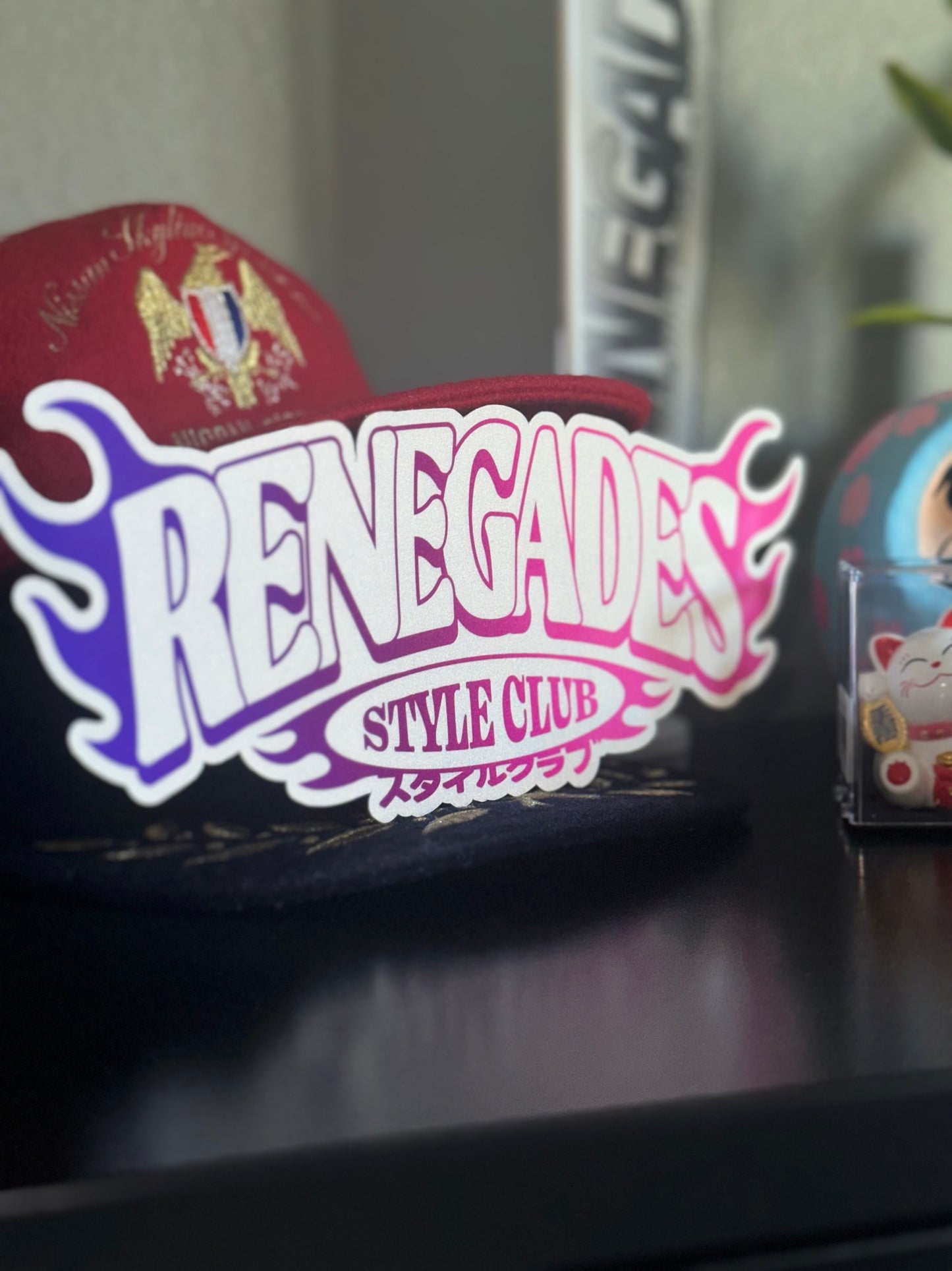 Reflective V3 Flame Logo